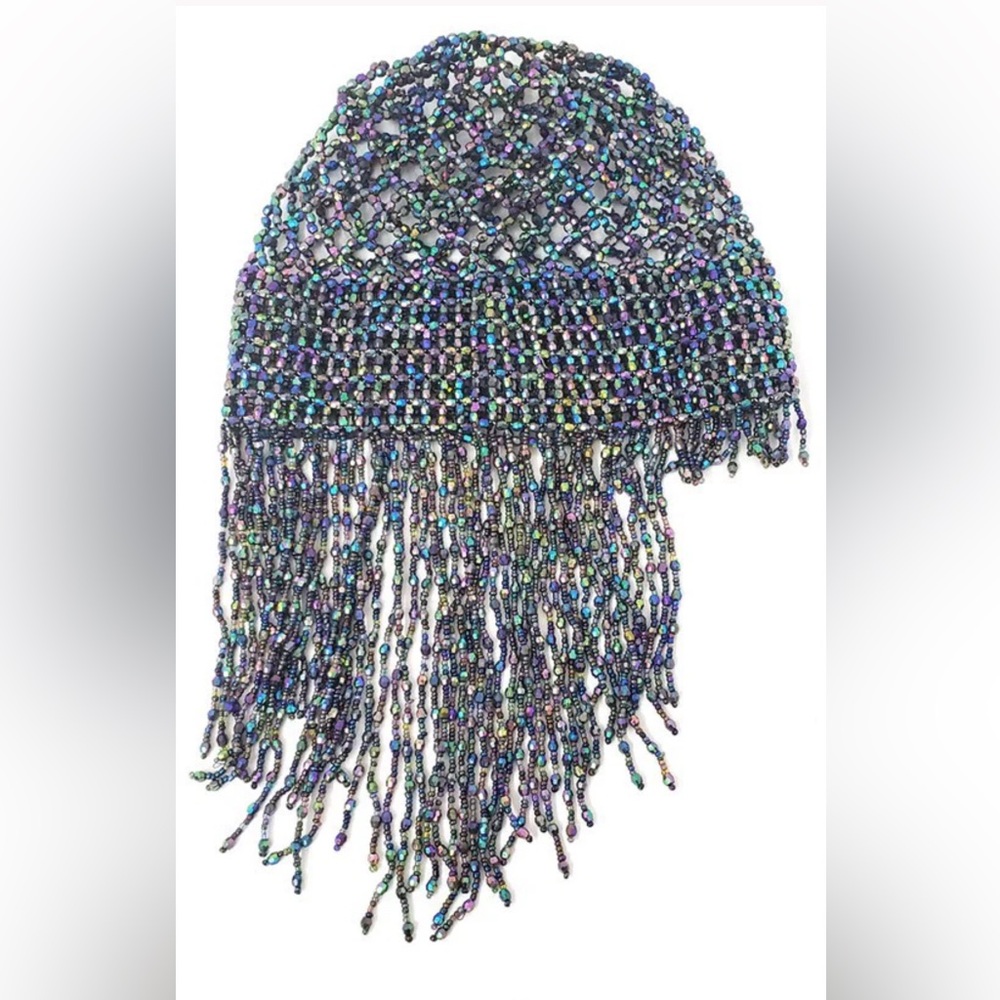 BELLY DANCING ACRYLIC BEADED ACRYLIC CAP